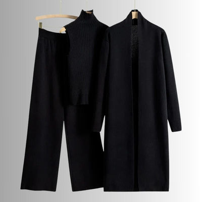 Noa - レディース 3点セット ニット（コート・トップス・パンツ）